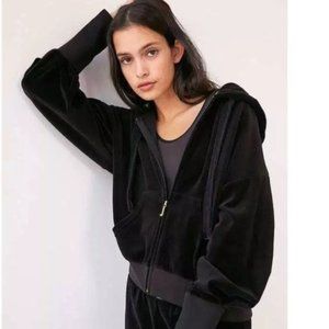JUICY COUTURE velour velvet track jacket